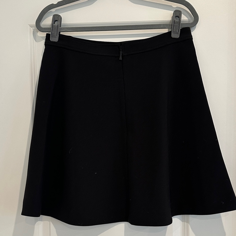 Kate Spade Black A-Line Skirt with Gold Accents - Picture 3 of 5